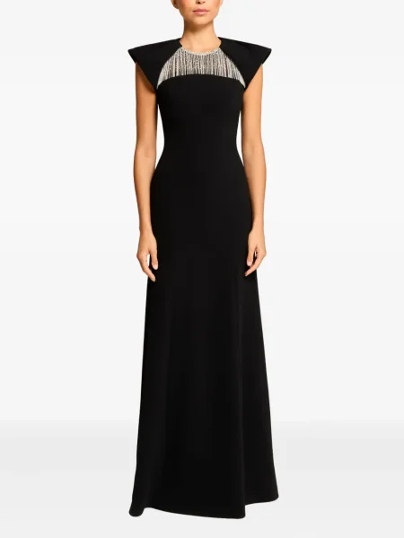 Rochie maxi Jenny Packham de costum negru