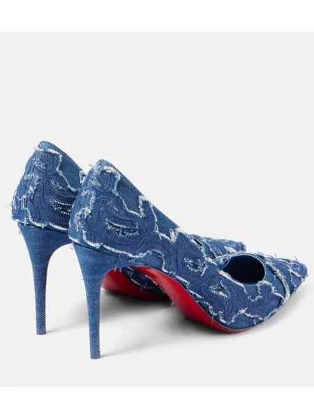Pantofi cu toc Christian Louboutin albastru
