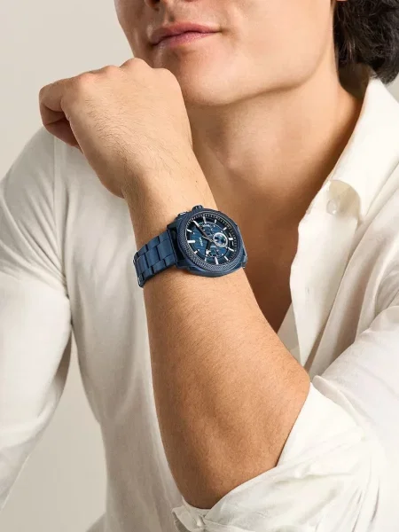Fossil férfi karóra Machine Chrono fekete