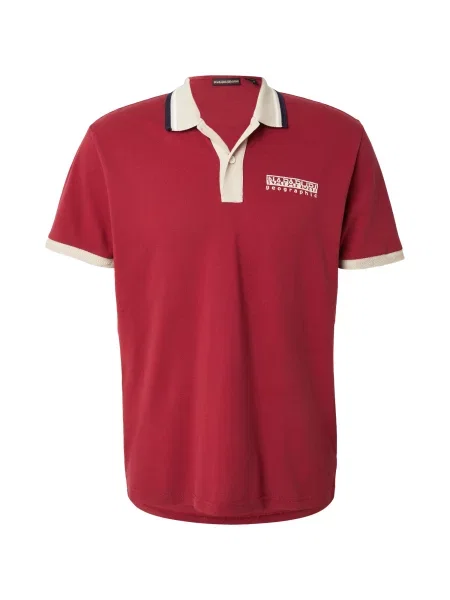 NAPAPIJRI Tricou MURLO crem / bleumarin / cranberry roșu