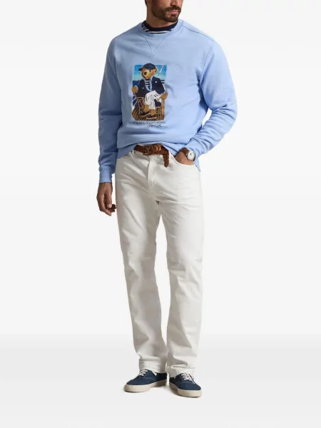 Șosete Polo Ralph Lauren cu broderie în carouri de flanelă verde
