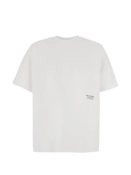 Tricou Pas Normal Studios cu imagine alb