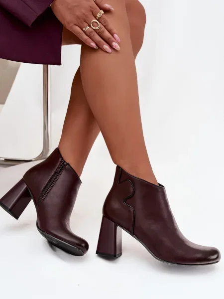 Botine Boto din piele negru