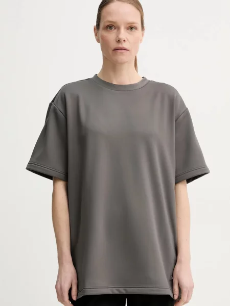 Rains tricou Sintra Fleece Tee neted gri