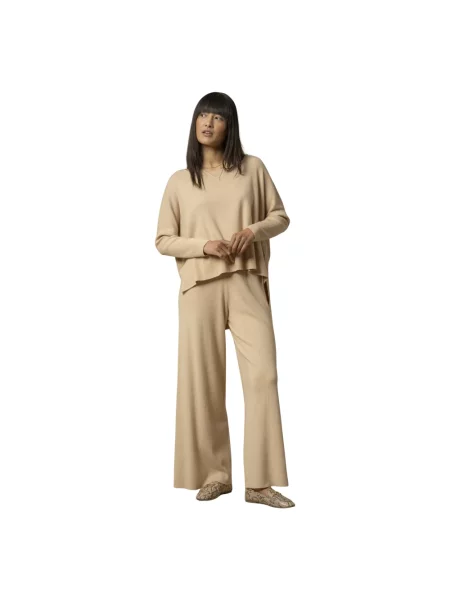 Spodnie Kocca casual brązowe