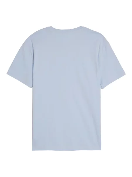 Haftowane сhinosy Polo Ralph Lauren z twillu do biegania niebieskie