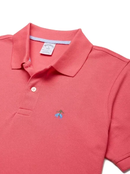 Scurt tricou polo Brooks Brothers roz