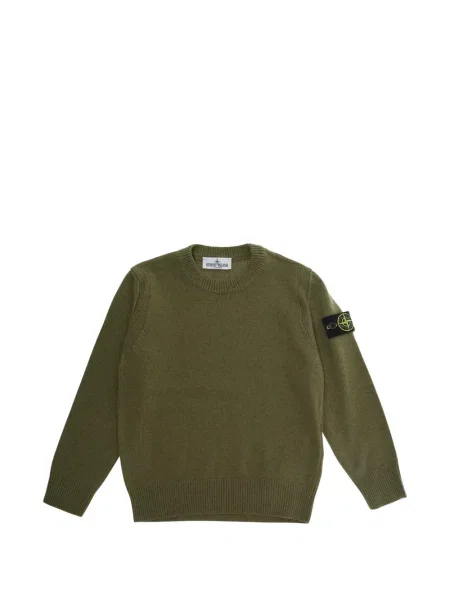 Sweter dziecięcy Stone Island zielony