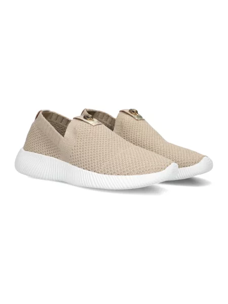 Sneakersy Kurt Geiger wsuwane beżowe