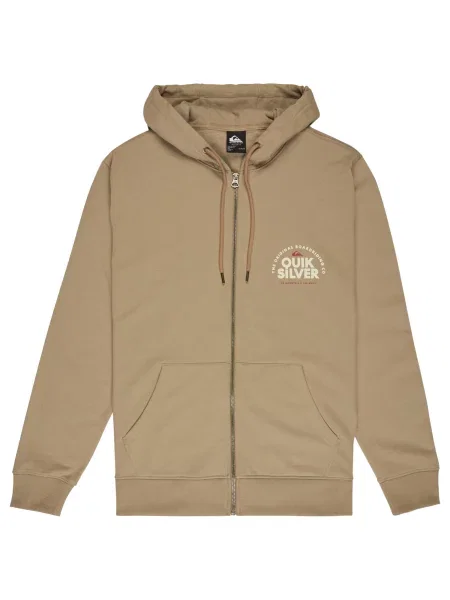 Bluza dresowa sportowa Zip Hoodie beżowa