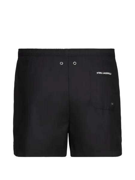 Scurt slip de baie Karl Lagerfeld negru