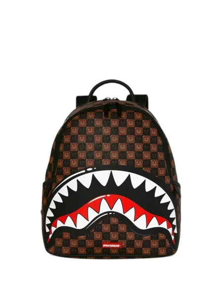 Rucsac Sprayground în carouri maro