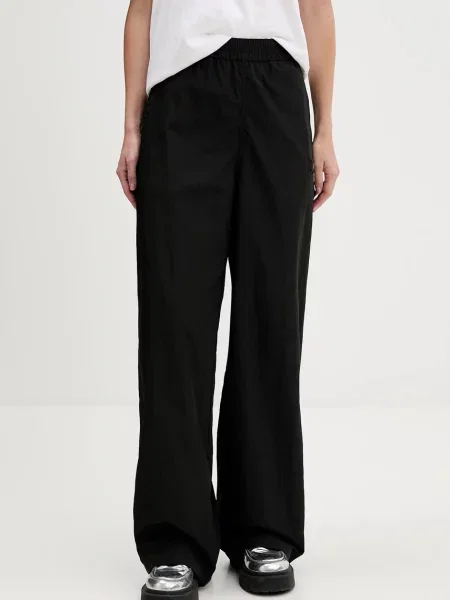 Hugo Blue spodnie dresowe gładkie czarny