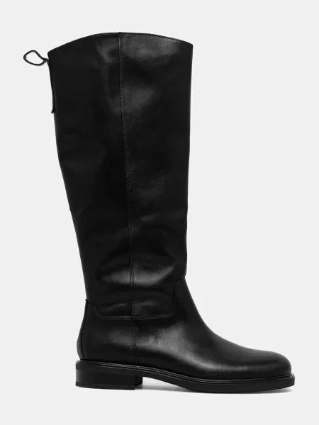 Шкіряні чоботи Vagabond Shoemakers FREYA на плоскому ходу чорний