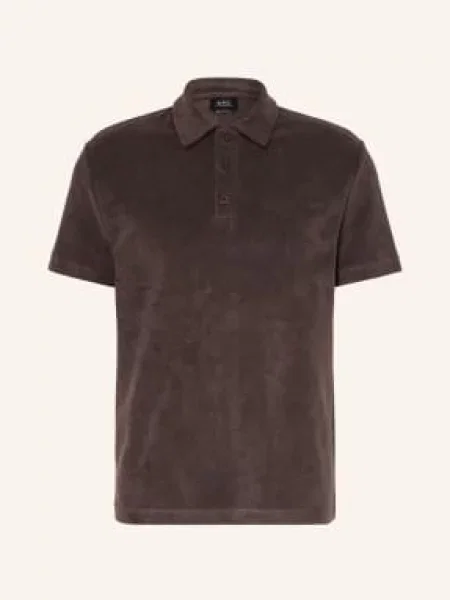 A.P.C. Nicki Polo Tričko Julian tmavě hnědá