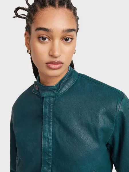Коротка куртка G-star Raw зелена