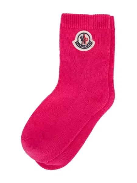 Czapka dziecięca Moncler Enfant różowa