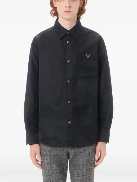 Jachetă cămașă Valentino Garavani negru