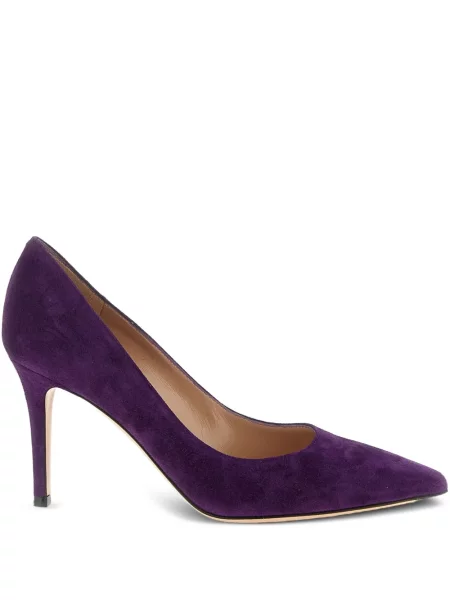 Pantofi cu toc Gianvito Rossi violet