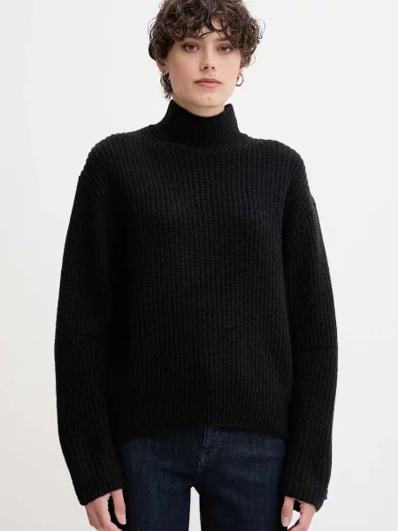 Calvin Klein Jeans pulover din amestec de lână negru