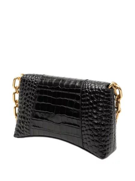 Kožená kožená taška Balenciaga Pre-owned černá