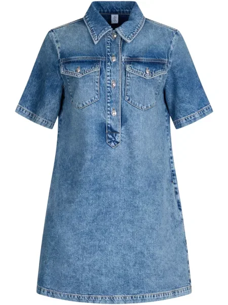 Mała mały sukienka jeansowa Liu Jo garniturowa niebieska