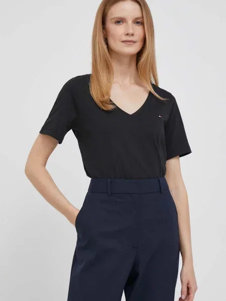 Tričko Tommy Hilfiger čierna