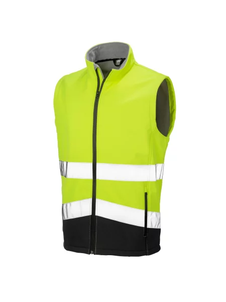 Kamizelka Softshell HiVis czarna