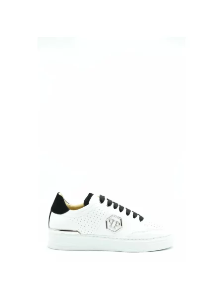 Sneakersy Philipp Plein skórzane białe