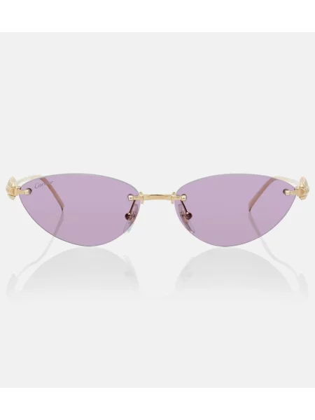 Sončna očala Cartier Eyewear Collection zlata