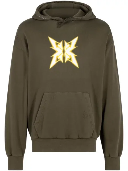 Hanorac cu glugă Givenchy zdrențuiți