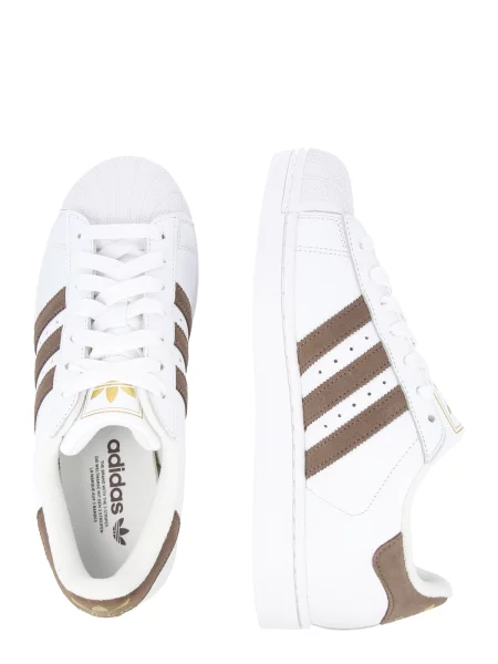 ADIDAS ORIGINALS Nízke tenisky SUPERSTAR II hnedá biela