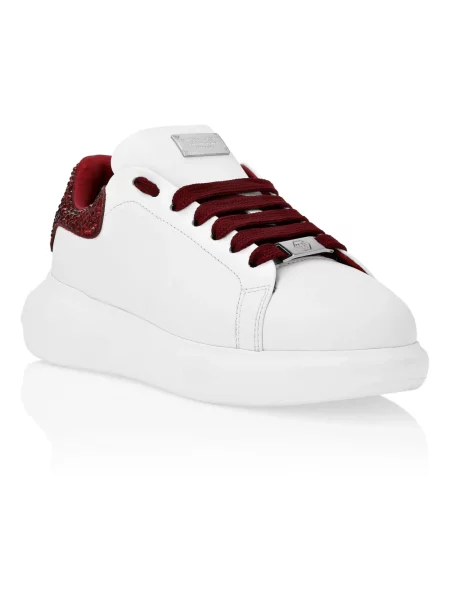 Sneakersy Philipp Plein skórzane białe
