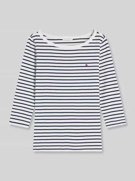 Bluzka z rękawem o dł. w kroju regular fit z czystej bawełny Tommy Hilfiger