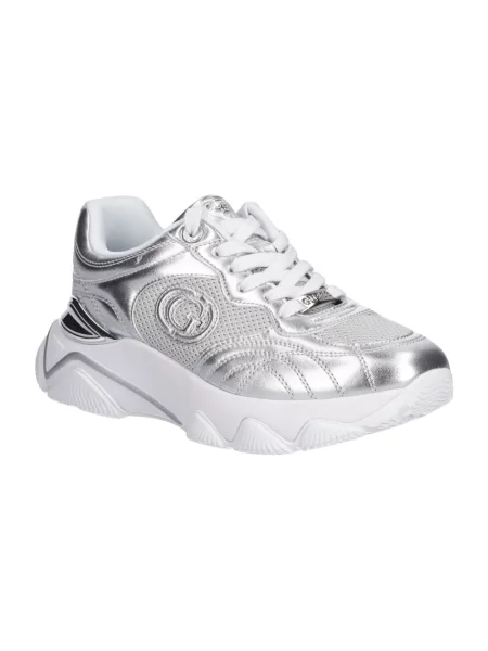 Sneakersy Guess skórzane szare