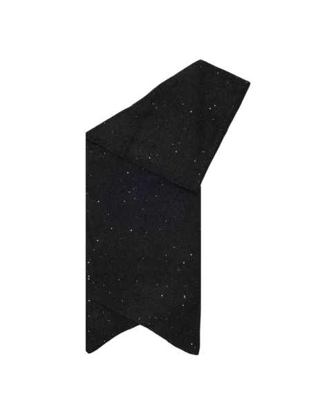 Šal Only sa šljokicama crna