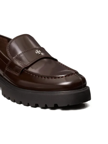 Pantofi loafer Tory Burch maro