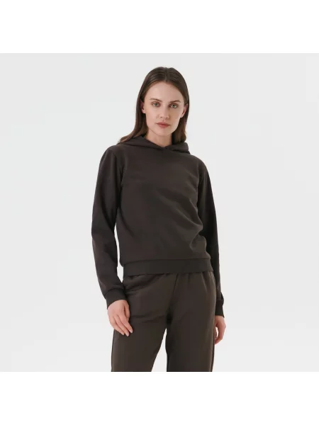 Sinsay Mikina s kapucí Hnědá