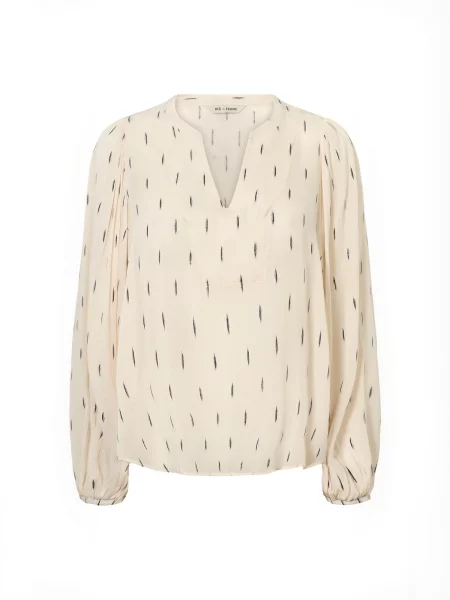 RUE de FEMME Tricou Armele murdar alb
