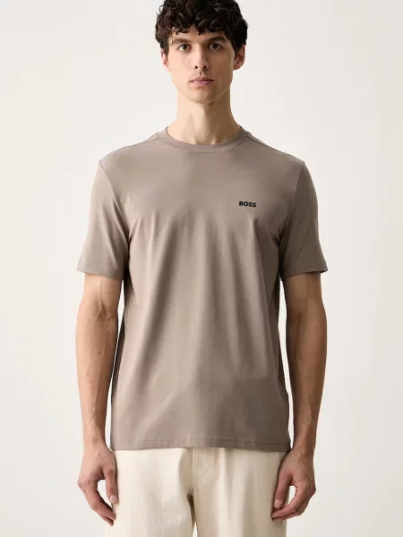 BOSS GREEN Tricou | stretch bej