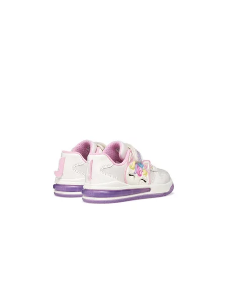 Sneakersy Geox J Sketlite Girl D bílá