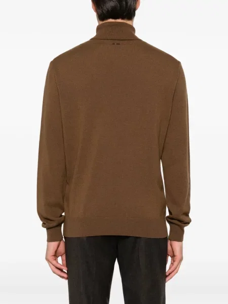 Pulover Corneliani tricotate maro