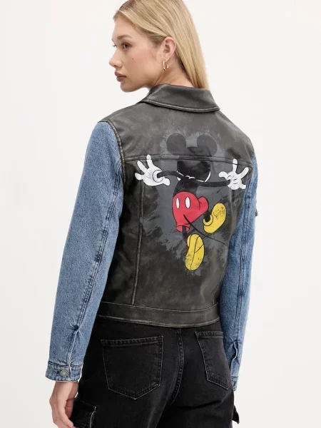 Desigual Geacă de blugi Contrast Mickey albastru