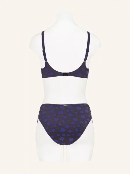 Maryan Mehlhorn Dół Od Bikini Basic Blue Dots schwarz czarny