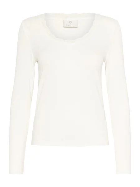 Kaffe Tricou KAOmi natural alb