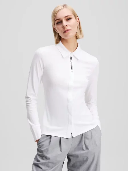 KARL LAGERFELD Cămașă alb