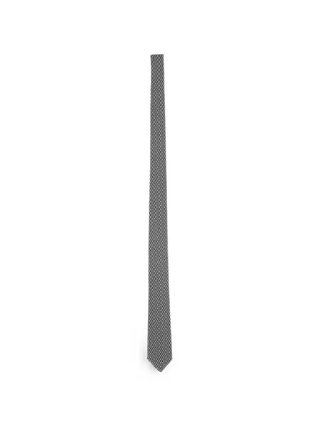 Cravată Lardini cu imprimeu geometric gri