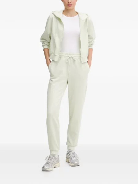 Stras pantaloni Guess alergare cu cordon verde