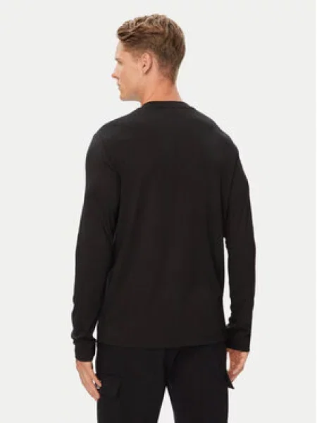 Emporio Armani Majica z dolgimi rokavi črna