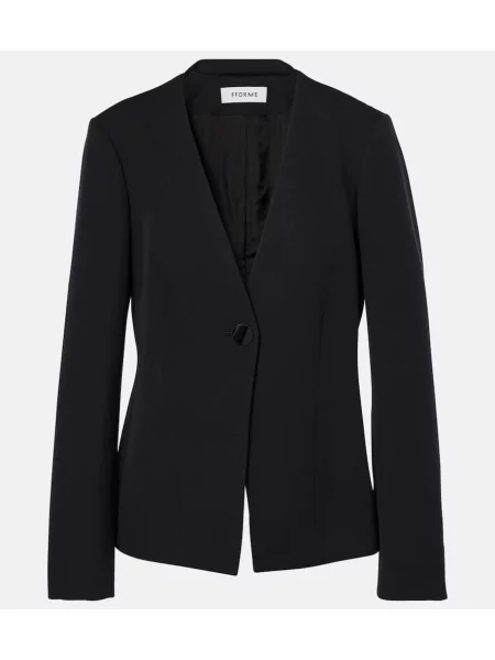 Kurtka Fforme wełniana czarna